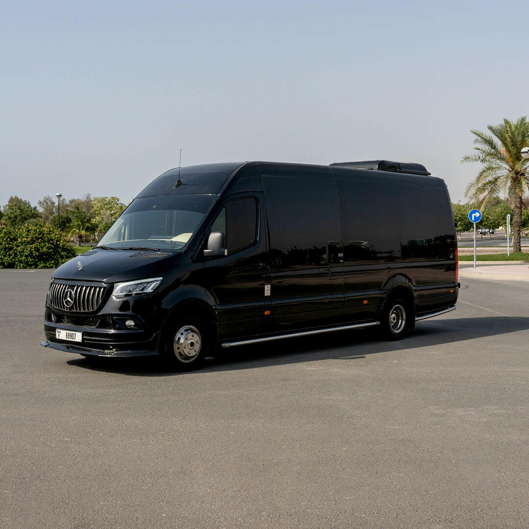 Maybach Sprinter 16-seater van with chauffeur in Dubai