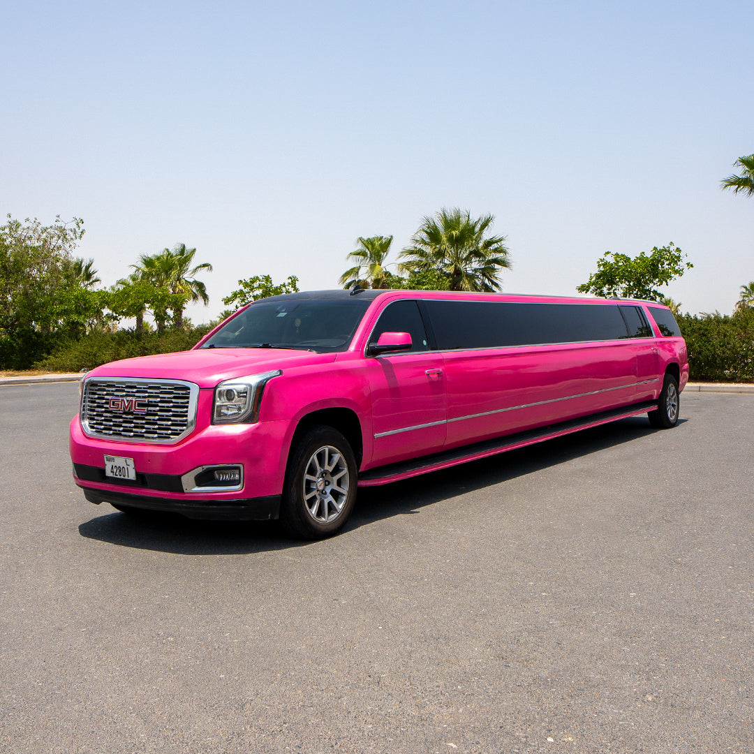 Skye VIP Limousine Dubai Pink Limousine 
