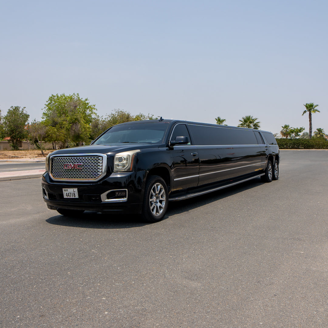 Stretch Limousine Rental GMC Gucci Limo Dubai